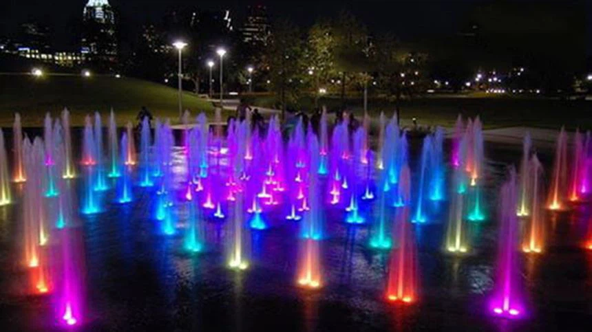 dry fountain lamp led