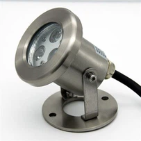 Kundenspezifische 3W 12 Volt Ip68 kleiner Wasserfallbrunnen führte Lunderwater Light